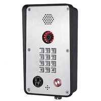 Interphone vidéo KNZD-52V avec caméra 480P |   Téléphone SIP résistant au vandalisme IP66 avec 150 numéros °   Grand angle pour appartement