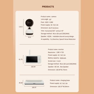 Cámara Inteligente 1080P HD WiFi con Visión Nocturna, Seguimiento por IA, Monitor de Seguridad para Bebés, Cámara WiFi en Red, el Mejor Monitor para Bebés con Cámara - Product Image 6