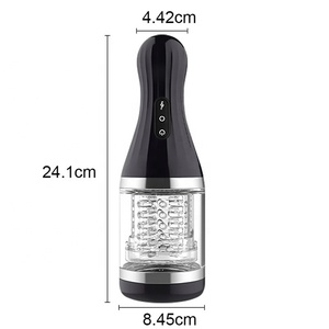 En Caoutchouc Vierge Vagin Masturbation Tasse 360 Rotation Massage Chatte Artificielle Jouet Électrique Masturbateur Masculin - Product Image 5