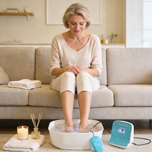 Inalatore di Idrogeno Portatile, Generatore d'Acqua Multifunzionale, Dispositivo Professionale per la Cura di Mani e Piedi per Uso Quotidiano Domestico - Product Image 1