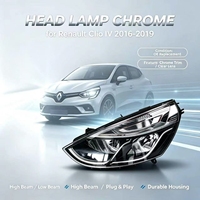 HUIDAN 71*44*62 Phare avant chromé 260103317R pour RENAULT CLIO IV 2016-2019