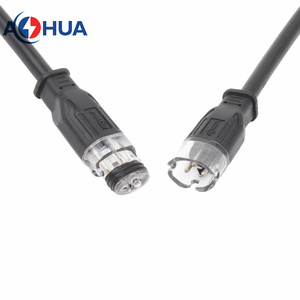 Connecteur étanche Q12 2-3 broches mâle-femelle moulé par injection, <span class=keywords><strong>contact</strong></span> rapide en cuivre australien-Hua, 10A - Product Image 5