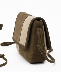 Bolso Bandolera de Cuero Acolchado y Liso con Parches, Correa Ajustable, Elegante, Espacioso, para Viaje, Duradero y Ligero - Product Image 3