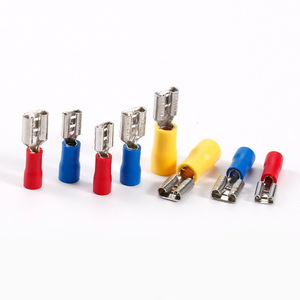 Female <b>Quick</b> Disconnect Pvc Insulated Spade Wire <b>Connector</b> Electrical Crimp Terminal FDD Series - Product Image 4