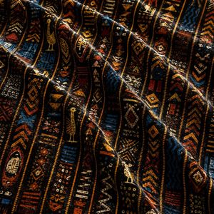 Cultural African Tribal Inspired <b>Curtain</b> Velvet Or Blackout Art Nouveau Window Panel Luxury Printed Drapes <b>for</b> Living Room - Product Image 5
