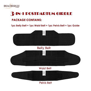 Ceinture ventrale 3 en 1 pour femmes, ceinture enveloppante, respirante, <span class=keywords><strong>post</strong></span>-partum, bonnet de récupération, C - Product Image 2