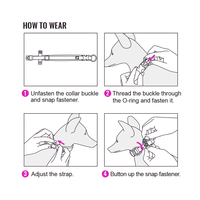 Collier et laisse pour chien Truelove en nylon réfléchissant, rembourré en néoprène, réglable, respirant, pour l'entraînement, toutes saisons