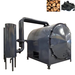 Máy làm than từ chất thải nông nghiệp, gỗ, tre, vỏ dừa, lò cacbon hóa ngang - Product Image 1