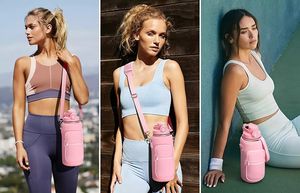 Bouteille d'eau Portable de 2000ml pour le sport et la motivation, carafe à eau de 2l avec paille et manchon de protection - Product Image 6