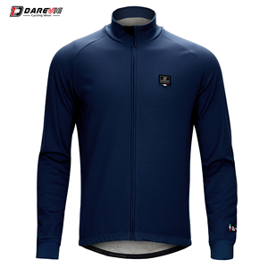 <span class=keywords><strong>Veste</strong></span> de cyclisme hiver coupe-vent Darevie Professional pour <span class=keywords><strong>homme</strong></span>, en tissu polaire extensible en maille - Product Image 3