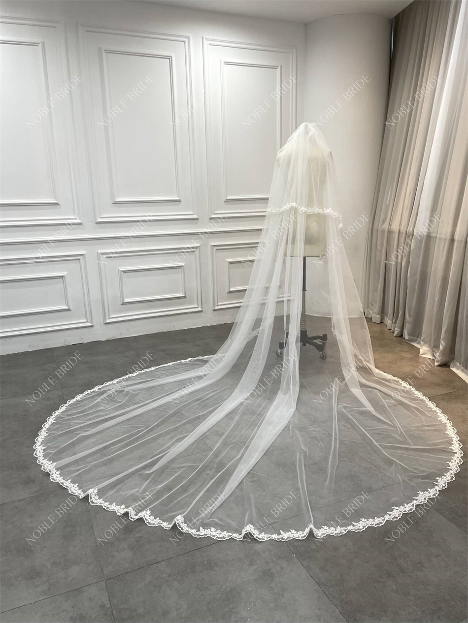two tier wedding veil