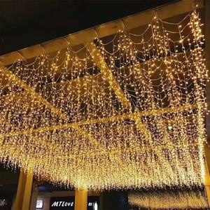 Guirlande lumineuse LED étanche 24V basse tension de haute qualité pour décoration extérieure de Noël, rideau de lumières LED de 10m - Product Image 2