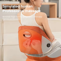 Coussin de massage chauffant électrique 3D Shiatsu pour le dos et la taille, portable, pour les fesses et la colonne vertébrale, avec fonction pétrissante, pour chaise