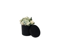 Boîte d'emballage de boîte à fleurs de forme ronde de petite taille de haute qualité à quantité minimale de commande bas