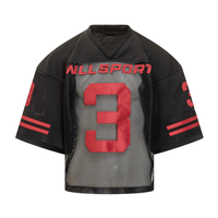 Dernier modèle de maillot de football pour homme, personnalisé avec logo imprimé, à manches courtes, en maille, col en V, en polyester, sportif et respirant