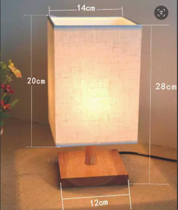 Lampada da Tavolo Moderna in Stile Nordico per Bambini, Luce Notturna con Controllo a Interruttore, Paralume in Acrilico, LED Artigianale con Calligrafia su Bambù - Product Image 1
