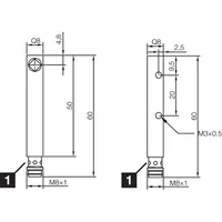 Le design du cube INQ INS-Q08-B02NO-T3 comprend des capteurs de proximité inductifs haute performance de tailles 5 x 5 mm, 8 x 8 mm, 40 x 40 mm.