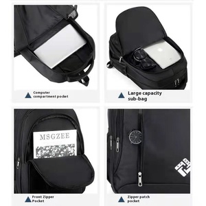 Direct Factory Korean Men's Student SchoolPack Large Capacity Junior High Senior High Business Computer <b>Backpack</b> Zipper Trendy - Product Image 5