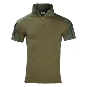 Factory Supply Wholesale In Stock Camouflage Tactical Camo Russia Short Shirt