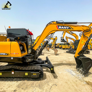 Máquinas de eficiencia de excavadoras de alta calidad de segunda mano Excavadora usada Sany SY60 para maquinaria de construcción de carreteras - Product Image 2