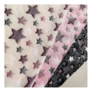 Blankets Warm Thick Double Fleece Blanket Sofa Shoes Pajamas Print for Winter Flannel Fabric Sofa Material Knitted shoes