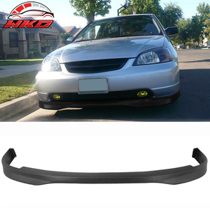 เหมาะสำหรับ Honda Civic Sedan Coupe ปี 2001-2003 Type R ชุดแต่งกันชนหน้าลายคาร์บอนไฟเบอร์ - Product Image 1