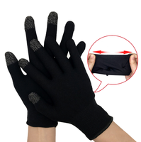 Vente en gros de gants de jeu en nylon et fibre d'argent Gants de jeu mobiles à écran tactile pour les joueurs à la recherche d'un avantage