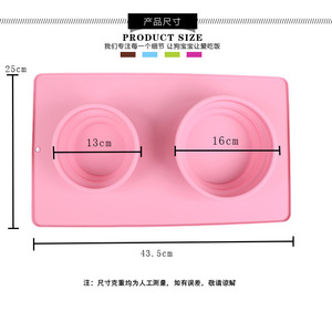 Foldable Dog Bowl Portable Silicone Food And Water Bowl For Outdoor Use Lightweight Easy To Clean Yellow - Product Image 5