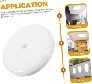 Led <b>Ceiling</b> <b>Light</b> Modern IP54 Waterproof Motion Detector Outdoor Bathroom Hallway Balcony Garage Kitchen Cool White 36W 2900LM - Product Image 4
