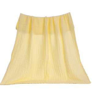 Couvertures en mousseline 100% coton, 6 couches, couleurs solides, vente en gros depuis l'usine, - Product Image 2