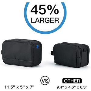 Trousse de Toilette de Voyage Promotionnelle Multi-Compartiments Pliable en Quatre, Imperméable, Durable et Portable, à Suspendre, pour Hommes et Femmes - Product Image 3