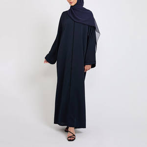 Vente chaude Moyen-Orient Dubaï Cardigan islamique modeste pour femmes Robes Abaya musulmanes avec hijab - Product Image 5