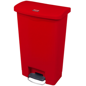 Pattumiera a Pedale in Resina Rossa 50 L - Product Image 2