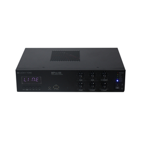 Mezclador <span class=keywords><strong>Amplificador</strong></span> con Reproductor FM de Prioridad para Tarjeta SD, Salida de Altavoz de 100V 70V 4Ohm, Mezclador <span class=keywords><strong>Amplificador</strong></span> de Sonido Comercial Compacto - Product Image 3