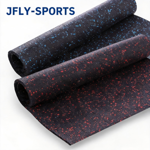 Rollos de Suelo de Goma para Gimnasio Directo de Fábrica, Grosor Personalizado, Antideslizante, Alfombrilla de Absorción de Impactos para Pedidos al por Mayor - Product Image 1