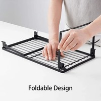 Étagère de rangement pour épices et ustensiles, support de placard, étagère de garde-manger, en acier inoxydable, extensible, empilable, organisateur de comptoir pour cuisine