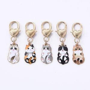 พวงกุญแจโลหะลายสัตว์พิมพ์ลายหยดน้ำมันยอดนิยมขายส่ง - Product Image 1