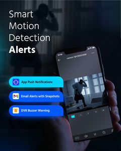 ANNKE 4CH 3K 5MP para vigilancia empresarial CCTV TVI DVR analógico Detección de movimiento para todos los canales Grabadora de video con audio - Product Image 6