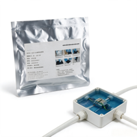 Elaplus SIGEL 1805 para sellado de silicona de doble componente para cajas de conexiones de comunicación, compuesto impermeable IP68