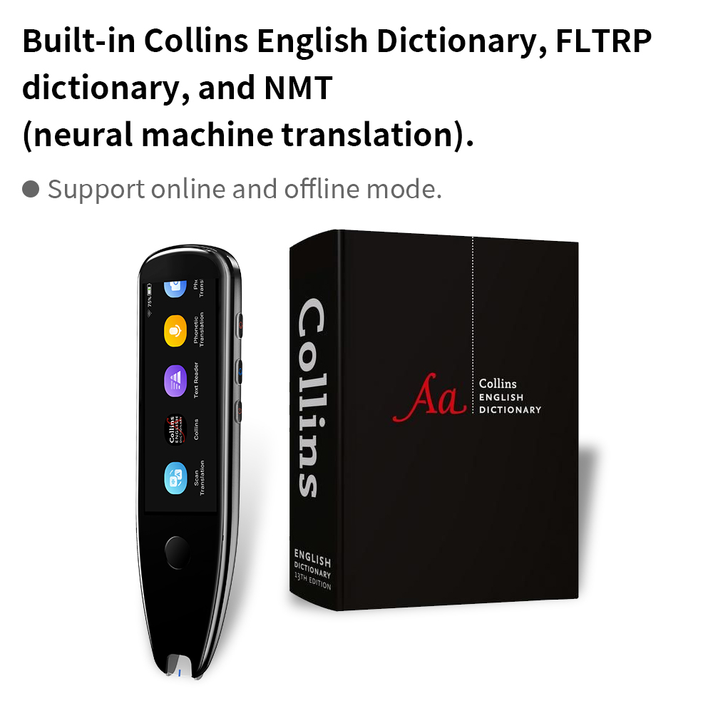 High quality Vormor X5Pro Electronic Smart Collins Talking pen with 112languages for kids interesting education and perceive