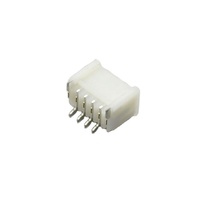 Connecteurs SMT JST SHU à une rangée à angle aux vibrations, gain de place à angle droit, boîtier ABS PC à pas de 1.0mm LED