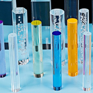 Varilla de Acrílico Plástico, Redonda, Cuadrada, Triangular, Semicircular, de 6mm, 8mm, 10mm, 15mm, 20mm, 30mm de Diámetro, 2000mm de Longitud, Alta Calidad - Product Image 1