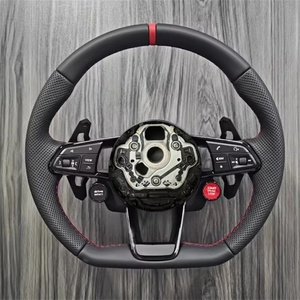 พวงมาลัยคาร์บอนไฟเบอร์แบบกำหนดเองสำหรับรถ <span class=keywords><strong>Audi</strong></span> R8 A5 <span class=keywords><strong>RS</strong></span> Q5 TT R8 A4 <span class=keywords><strong>Q6</strong></span> B8 B9 S4 RS6 A6 C7 A4L A5L Q7อุปกรณ์เสริมสำหรับพวงมาลัยรถ - Product Image 1