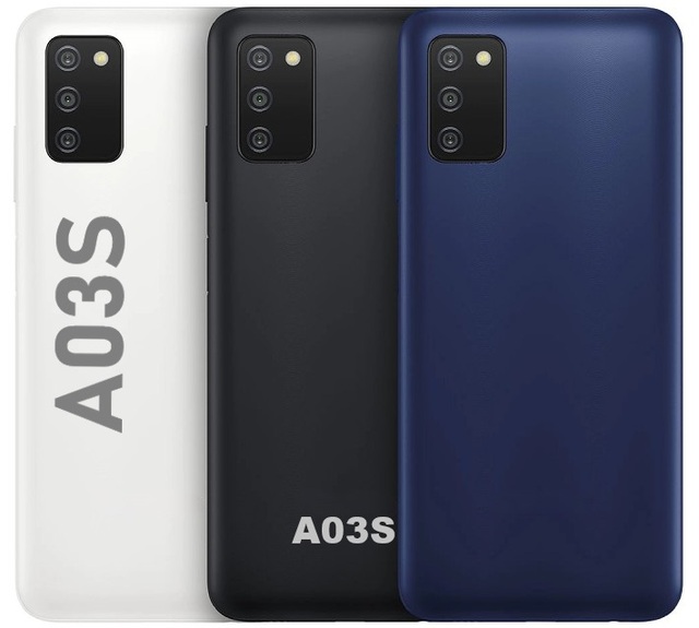 Ultra Low Price Mobile Phones A03S GSM / HSPA / LTE Dual SIM SM-A037G/DSN Android Smartphone Complete Set of Accessories