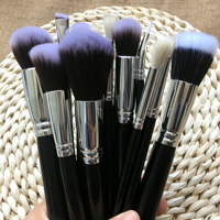 15-teiliges Synthetik-Haar Make-up Pinsel Set Essentielles Make-up Kit Foundation Puder Concealer Kontur Pinsel Set