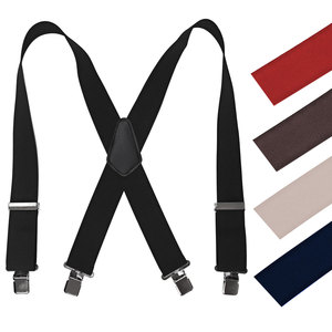 <span class=keywords><strong>Bretelles</strong></span> robustes pour hommes, réglables, élastiques, 2 pouces <span class=keywords><strong>de</strong></span> large, en forme <span class=keywords><strong>de</strong></span> X, avec clips solides, pour le <span class=keywords><strong>travail</strong></span> - Product Image 1