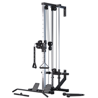 Machine de musculation multifonctionnelle murale à poulies croisées, poulie haute pour tirage vertical pour le dos, les épaules et les triceps
