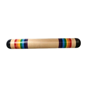 Wholesale Wooden Rainbow Rain Stick Rainmaker Instrument For Kids Orff <b>Music</b> Class Sensory Play - Product Image 1