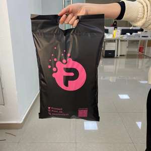 Personalizado impreso negro Poly Mailer mensajero plástico post embalaje compras Portátil Bolsa de correo con asa bolsas de <span class=keywords><strong>paquete</strong></span> para postal - Product Image 5