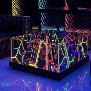 KTV LED Light Illuminated Modern <strong>Marble</strong> Coffee <strong>Table</strong> for Home <strong>Bar</strong> Hotel Gym Mall Night Club Salon Farmhouse Workshop Hospital - Product Image 1